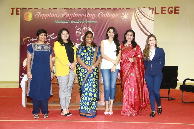Andrea in Jeppiar College Women’s Day Celebrations Stills